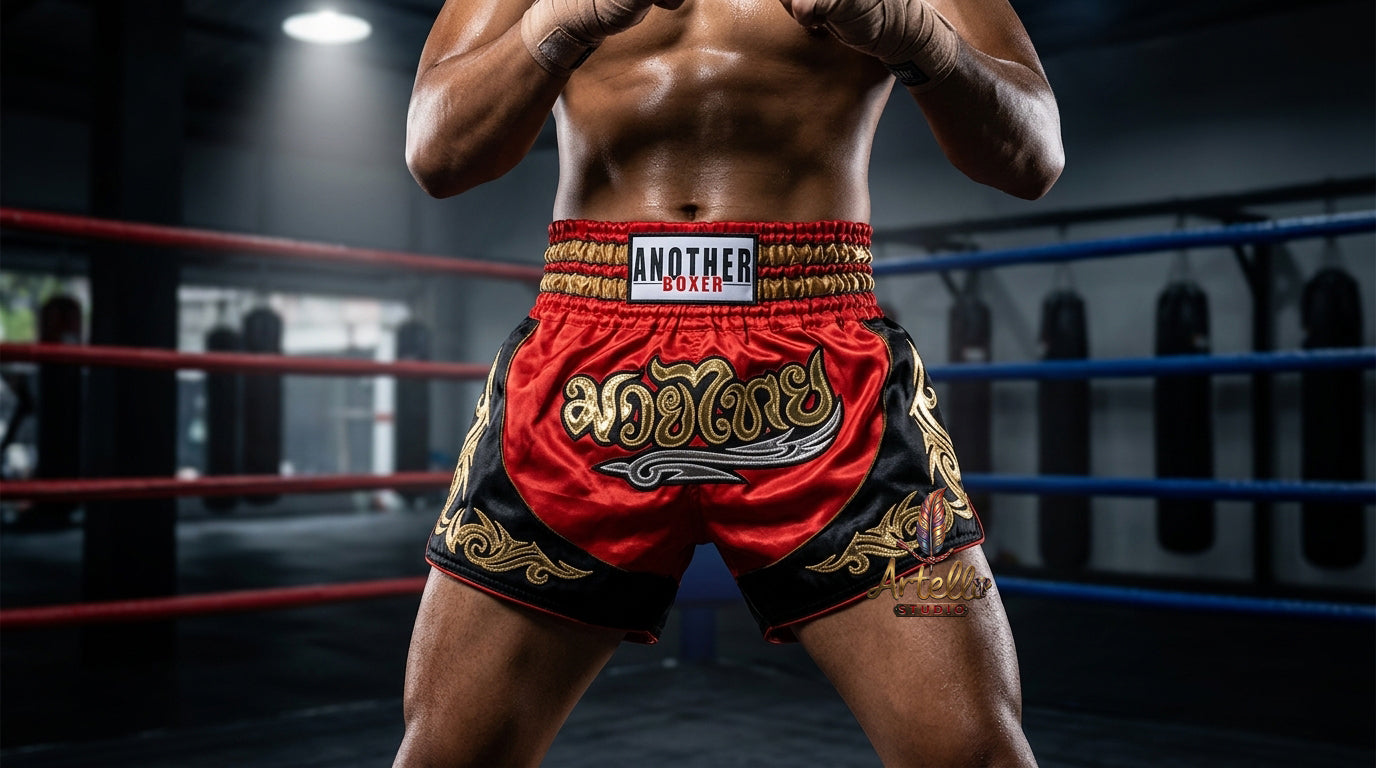 🥊 Muay Thai Shorts Kickboxing MMA Fight Shorts for Men Women Kids – Thai Boxing Training Gear, Breathable Quick Dry Martial Arts Combat Shorts