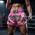🥊 Muay Thai Shorts Kickboxing MMA Fight Shorts for Men Women Kids – Thai Boxing Training Gear, Breathable Quick Dry Martial Arts Combat Shorts