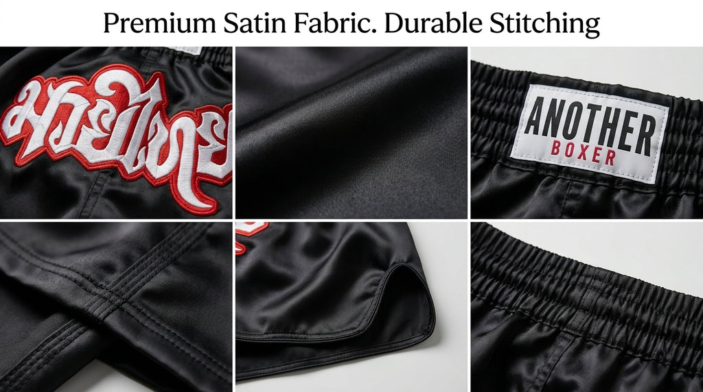🥊 Muay Thai Shorts Kickboxing MMA Fight Shorts for Men Women Kids – Thai Boxing Training Gear, Breathable Quick Dry Martial Arts Combat Shorts