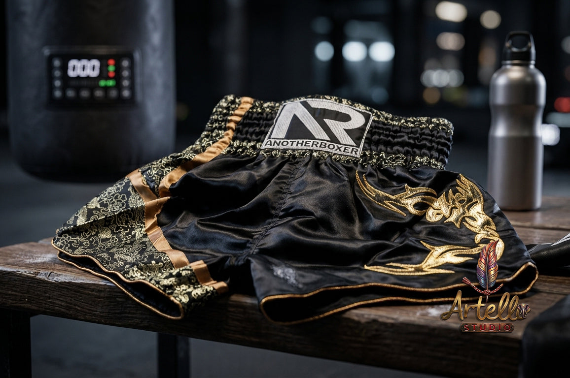 🥊 Muay Thai Shorts Premium Satin Thai Boxing Shorts – Kickboxing Fight Shorts for MMA Training | Combat Sports Gear for Men, Women & Kids