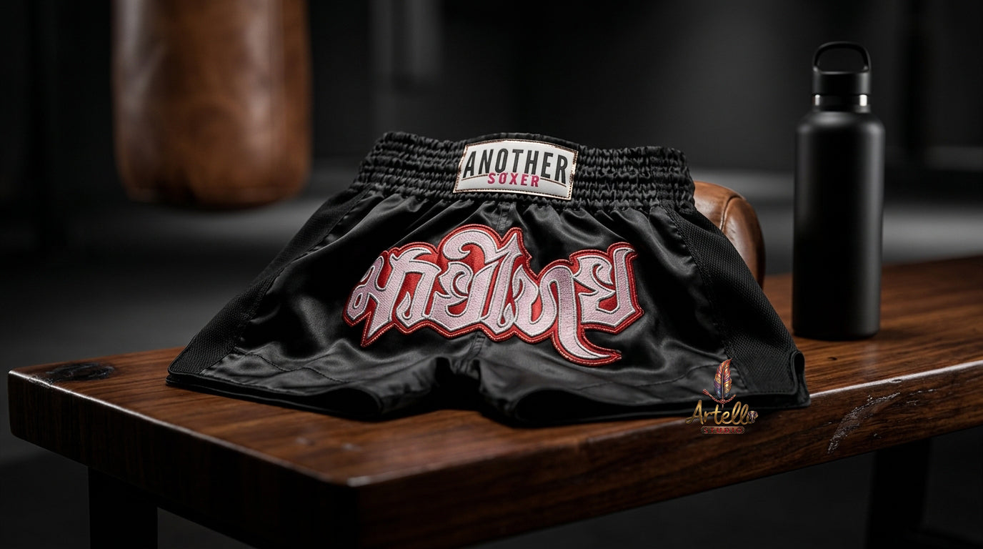 🥊 Muay Thai Shorts Kickboxing MMA Fight Shorts for Men Women Kids – Thai Boxing Training Gear, Breathable Quick Dry Martial Arts Combat Shorts