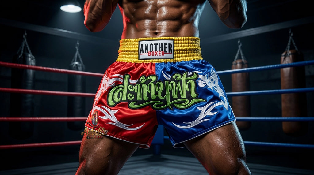 🥊 Muay Thai Shorts Kickboxing MMA Fight Shorts for Men Women Kids – Thai Boxing Training Gear, Breathable Quick Dry Martial Arts Combat Shorts