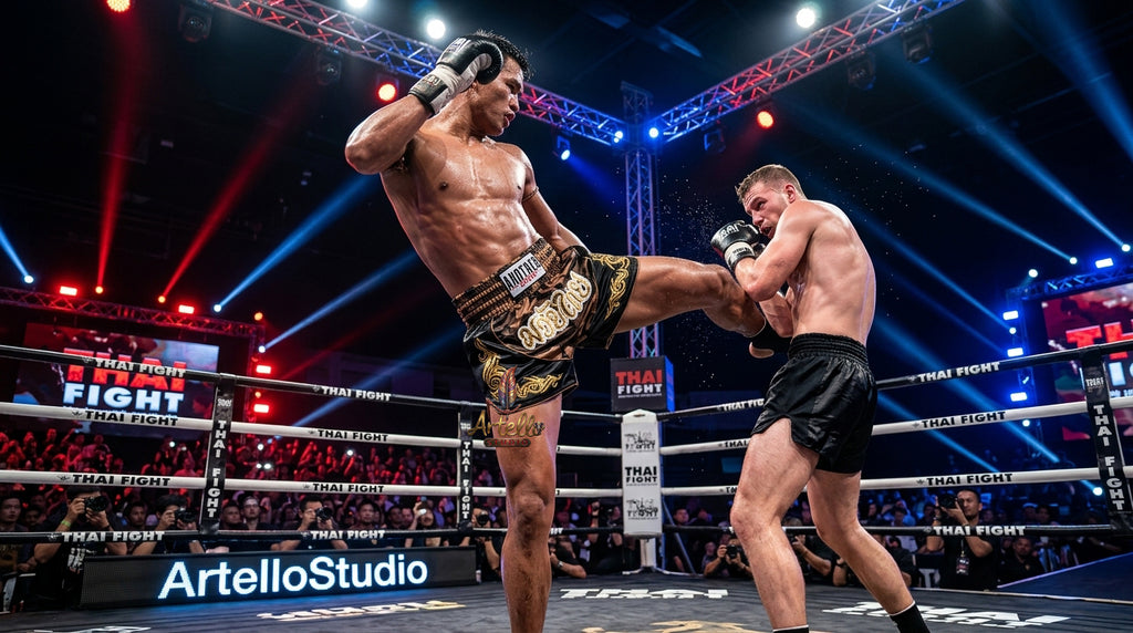 🥊 Muay Thai Shorts Kickboxing MMA Fight Shorts for Men Women Kids – Thai Boxing Training Gear, Breathable Quick Dry Martial Arts Combat Shorts