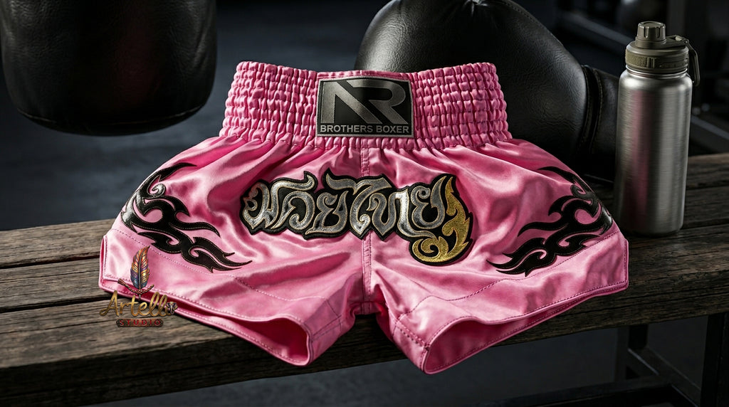 🥊 Muay Thai Shorts Kickboxing MMA Fight Shorts for Men Women Kids – Thai Boxing Training Gear, Breathable Quick Dry Martial Arts Combat Shorts