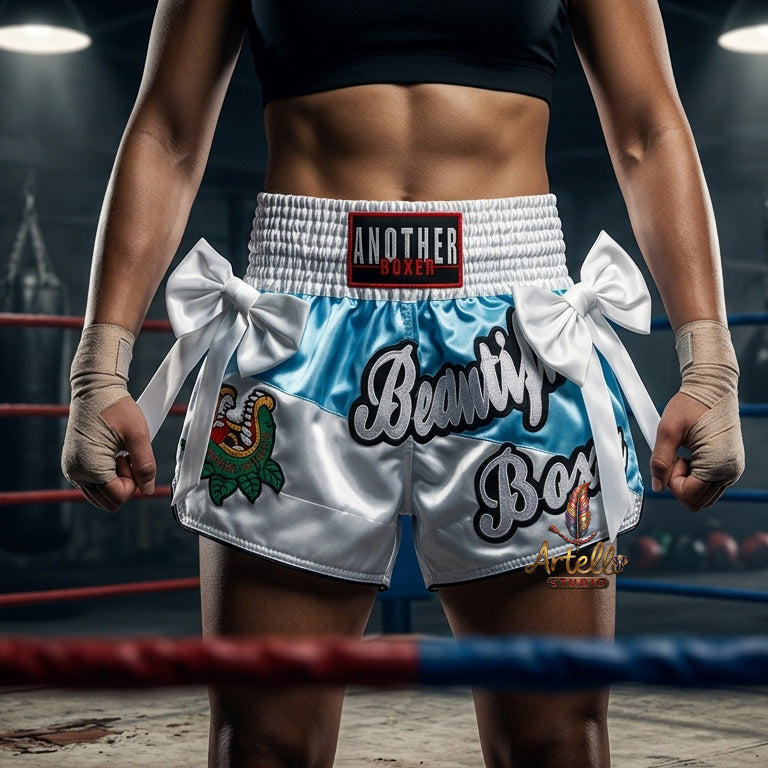 🥊 Muay Thai Shorts Kickboxing MMA Fight Shorts for Men Women Kids – Thai Boxing Training Gear, Breathable Quick Dry Martial Arts Combat Shorts