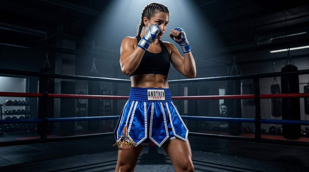 🥊 Muay Thai Shorts Kickboxing MMA Fight Shorts for Men Women Kids – Thai Boxing Training Gear, Breathable Quick Dry Martial Arts Combat Shorts