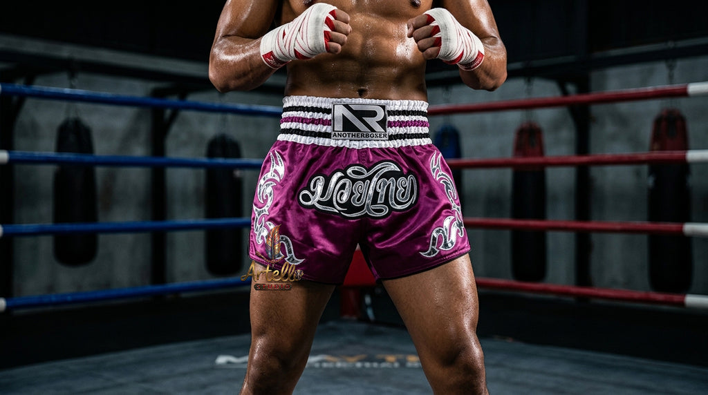 🥊 Muay Thai Shorts Kickboxing MMA Fight Shorts for Men Women Kids – Thai Boxing Training Gear, Breathable Quick Dry Martial Arts Combat Shorts