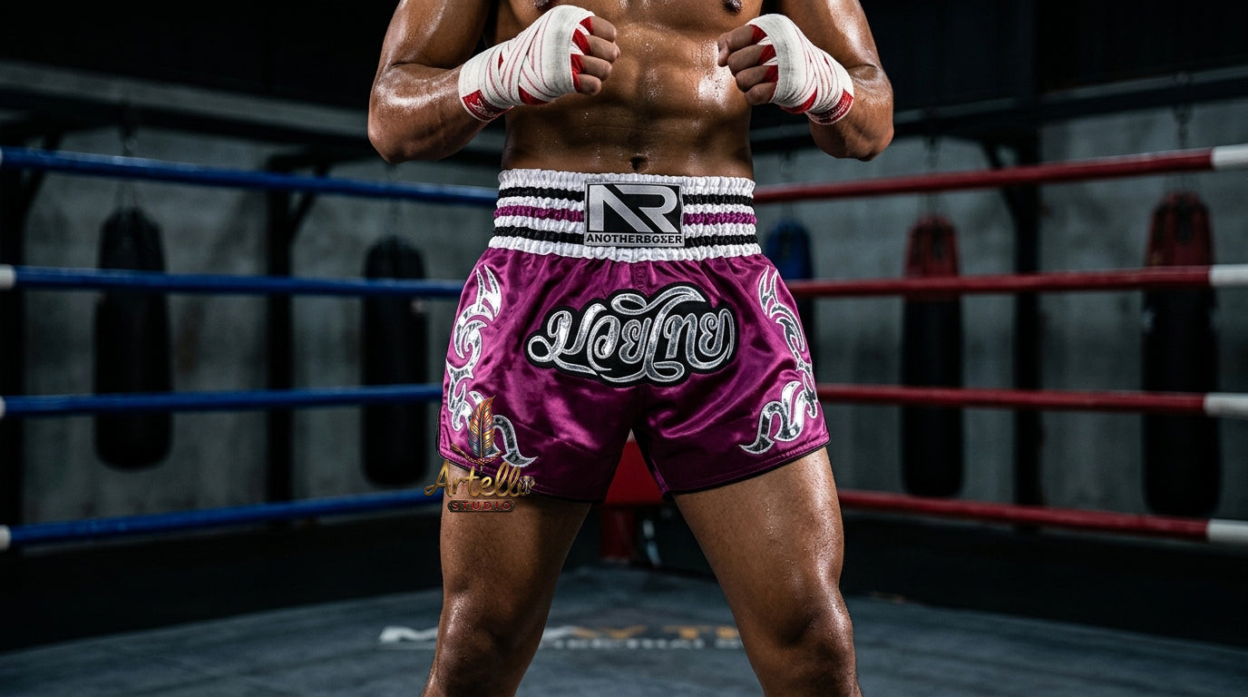 🥊 Muay Thai Shorts Kickboxing MMA Fight Shorts for Men Women Kids – Thai Boxing Training Gear, Breathable Quick Dry Martial Arts Combat Shorts