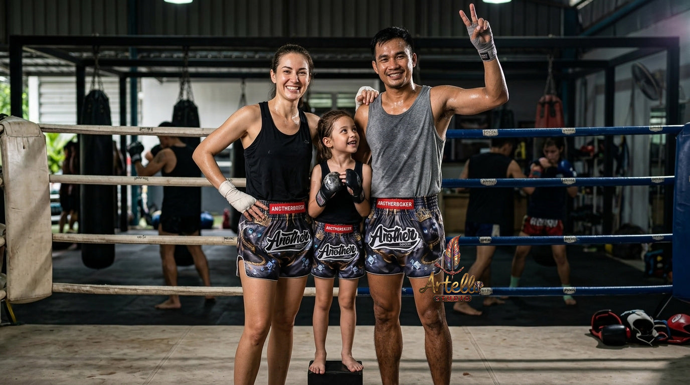 🥊 Muay Thai Shorts Kickboxing MMA Fight Shorts for Men Women Kids – Thai Boxing Training Gear, Breathable Quick Dry Martial Arts Combat Shorts