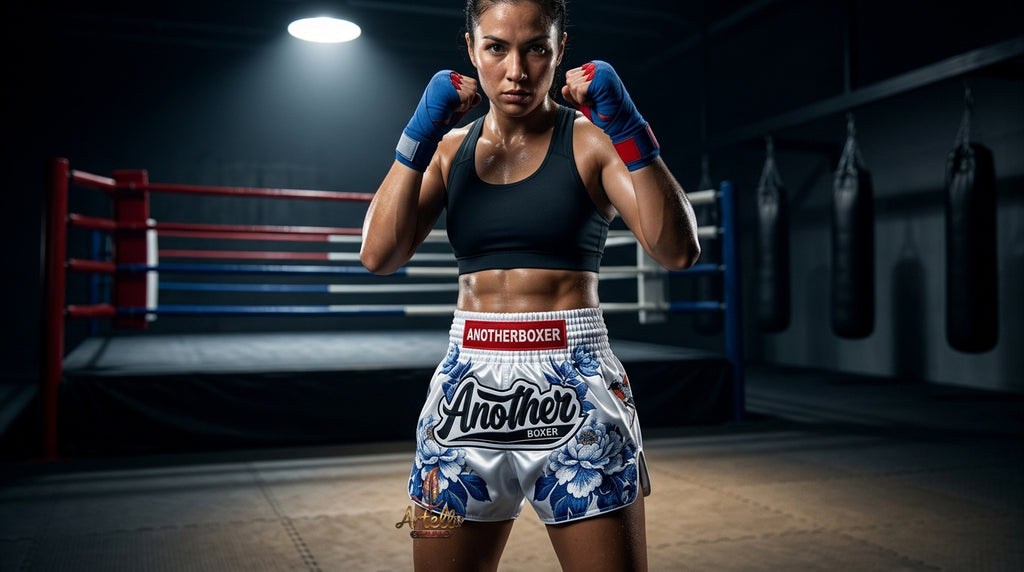 🥊 Muay Thai Shorts Kickboxing MMA Fight Shorts for Men Women Kids – Thai Boxing Training Gear, Breathable Quick Dry Martial Arts Combat Shorts