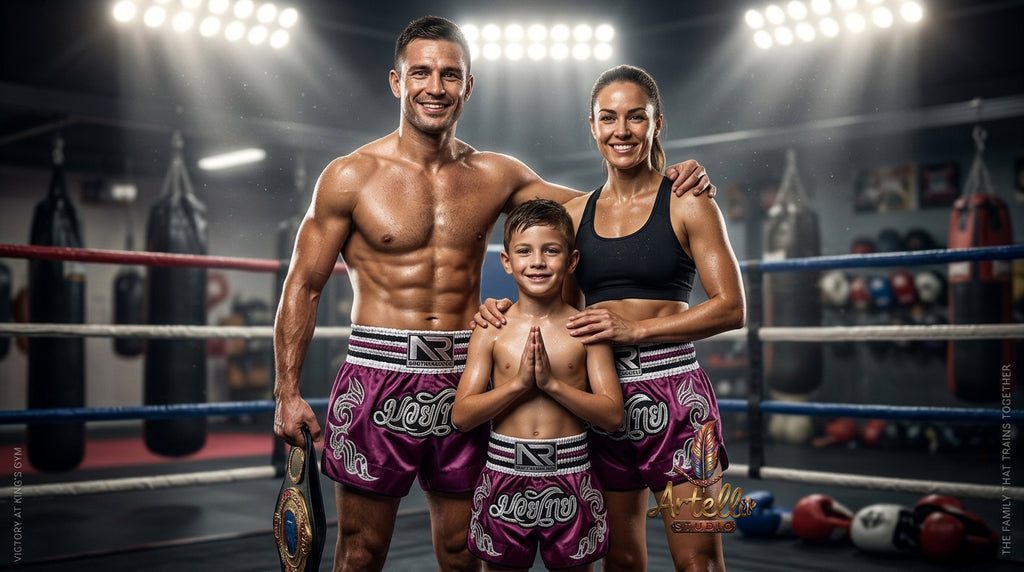🥊 Muay Thai Shorts Kickboxing MMA Fight Shorts for Men Women Kids – Thai Boxing Training Gear, Breathable Quick Dry Martial Arts Combat Shorts