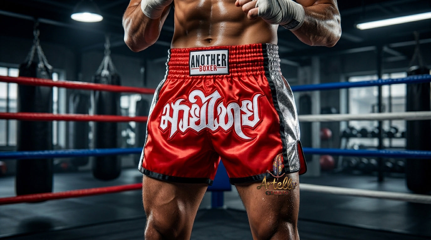 🥊 Muay Thai Shorts Kickboxing MMA Fight Shorts for Men Women Kids – Thai Boxing Training Gear, Breathable Quick Dry Martial Arts Combat Shorts