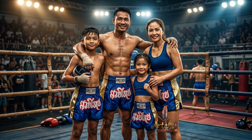 🥊 Muay Thai Shorts Kickboxing MMA Fight Shorts for Men Women Kids – Thai Boxing Training Gear, Breathable Quick Dry Martial Arts Combat Shorts