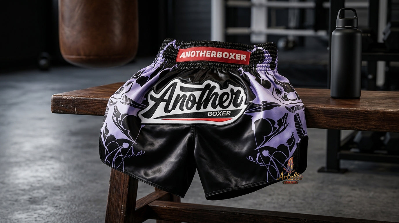 🥊 Muay Thai Shorts Kickboxing MMA Fight Shorts for Men Women Kids – Thai Boxing Training Gear, Breathable Quick Dry Martial Arts Combat Shorts