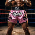 🥊 Muay Thai Shorts Kickboxing MMA Fight Shorts for Men Women Kids – Thai Boxing Training Gear, Breathable Quick Dry Martial Arts Combat Shorts