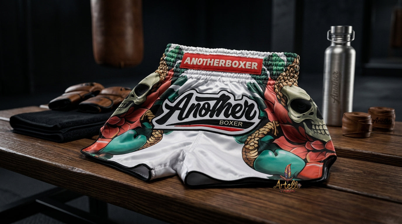 🥊 Muay Thai Shorts Kickboxing MMA Fight Shorts for Men Women Kids – Thai Boxing Training Gear, Breathable Quick Dry Martial Arts Combat Shorts