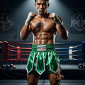 🥊 Muay Thai Shorts Kickboxing MMA Fight Shorts for Men Women Kids – Thai Boxing Training Gear, Breathable Quick Dry Martial Arts Combat Shorts