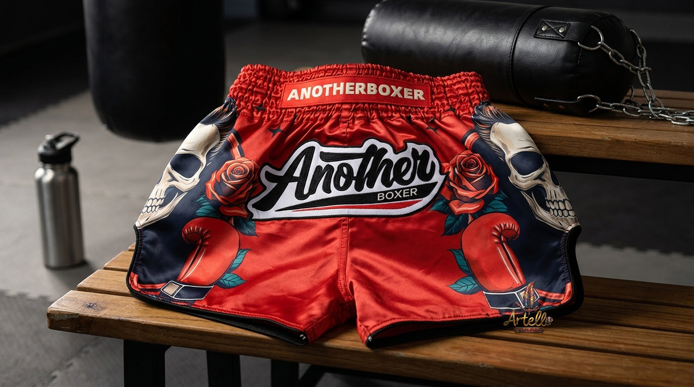 🥊 Muay Thai Shorts Kickboxing MMA Fight Shorts for Men Women Kids – Thai Boxing Training Gear, Breathable Quick Dry Martial Arts Combat Shorts