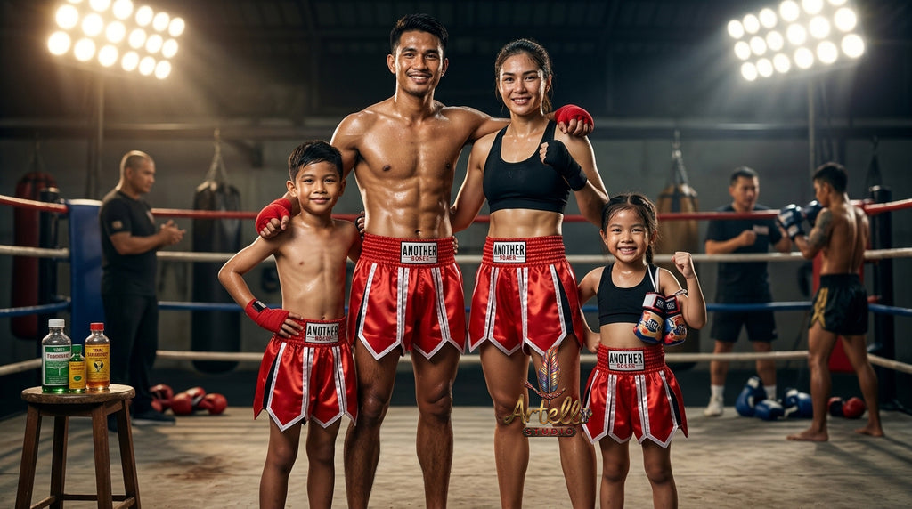🥊 Muay Thai Shorts Kickboxing MMA Fight Shorts for Men Women Kids – Thai Boxing Training Gear, Breathable Quick Dry Martial Arts Combat Shorts