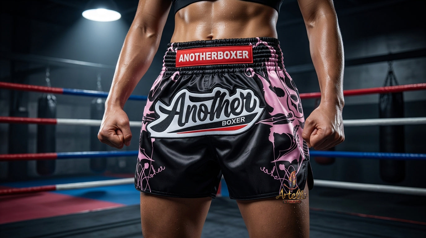 🥊 Muay Thai Shorts Kickboxing MMA Fight Shorts for Men Women Kids – Thai Boxing Training Gear, Breathable Quick Dry Martial Arts Combat Shorts