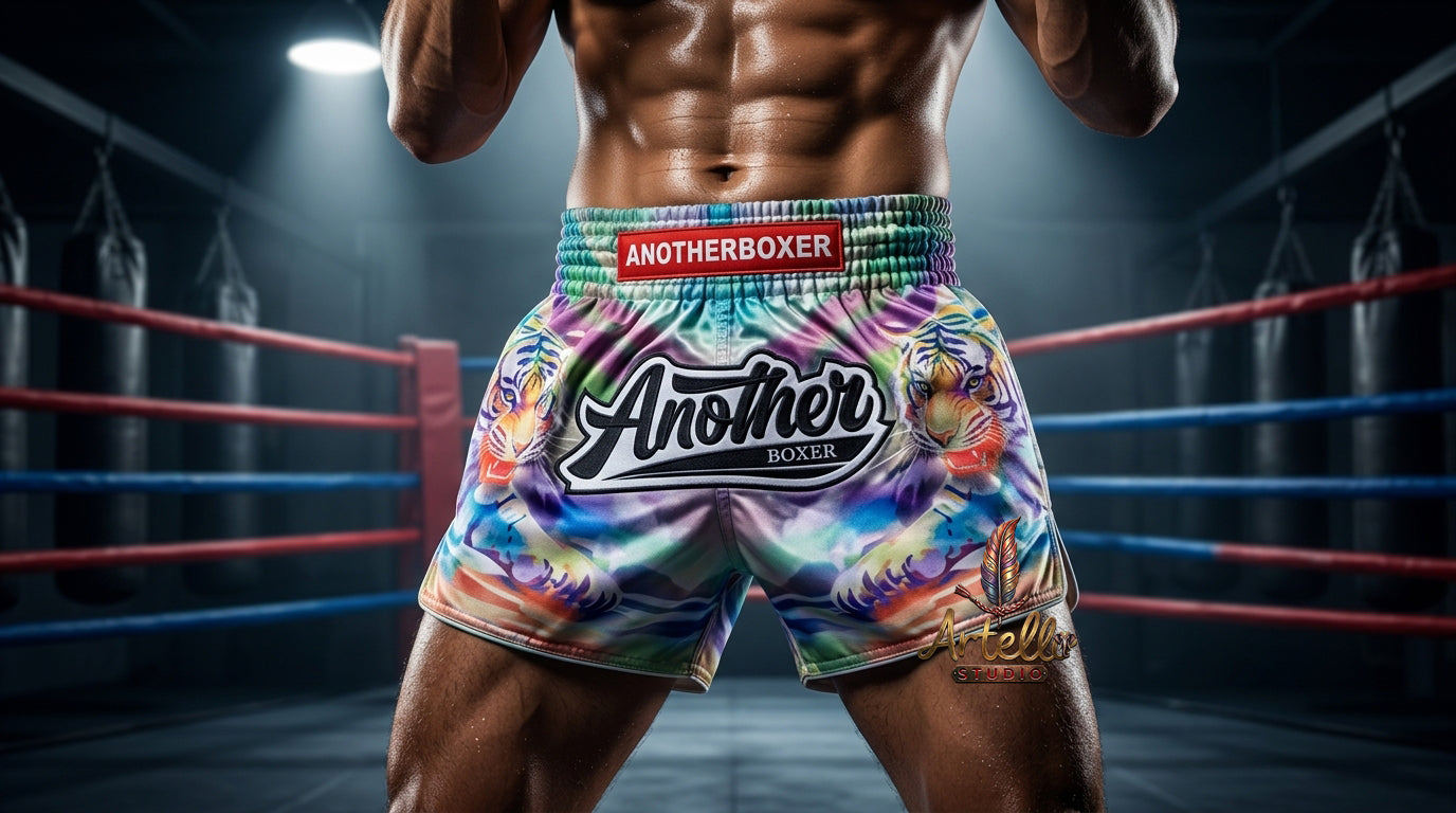 🥊 Muay Thai Shorts Kickboxing MMA Fight Shorts for Men Women Kids – Thai Boxing Training Gear, Breathable Quick Dry Martial Arts Combat Shorts