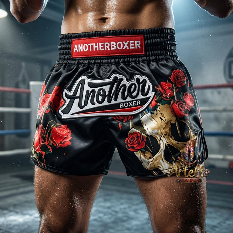 🥊 Muay Thai Shorts Kickboxing MMA Fight Shorts for Men Women Kids – Thai Boxing Training Gear, Breathable Quick Dry Martial Arts Combat Shorts