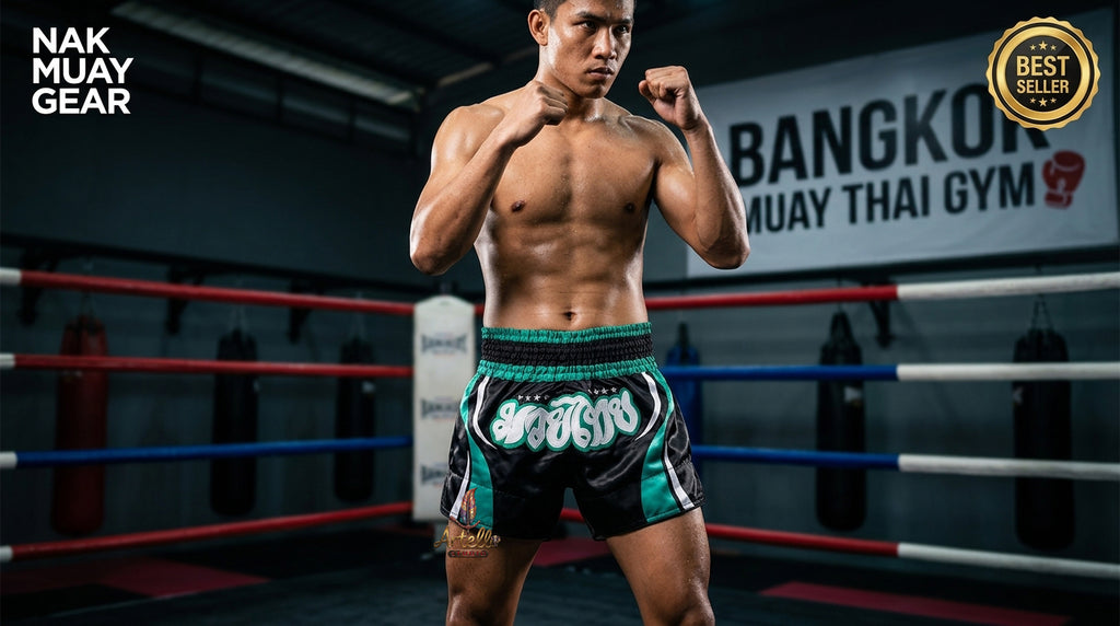 🥊 Muay Thai Shorts Kickboxing MMA Fight Shorts for Men Women Kids – Thai Boxing Training Gear, Breathable Quick Dry Martial Arts Combat Shorts