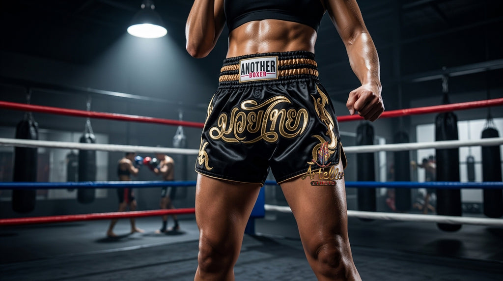 🥊 Muay Thai Shorts Kickboxing MMA Fight Shorts for Men Women Kids – Thai Boxing Training Gear, Breathable Quick Dry Martial Arts Combat Shorts