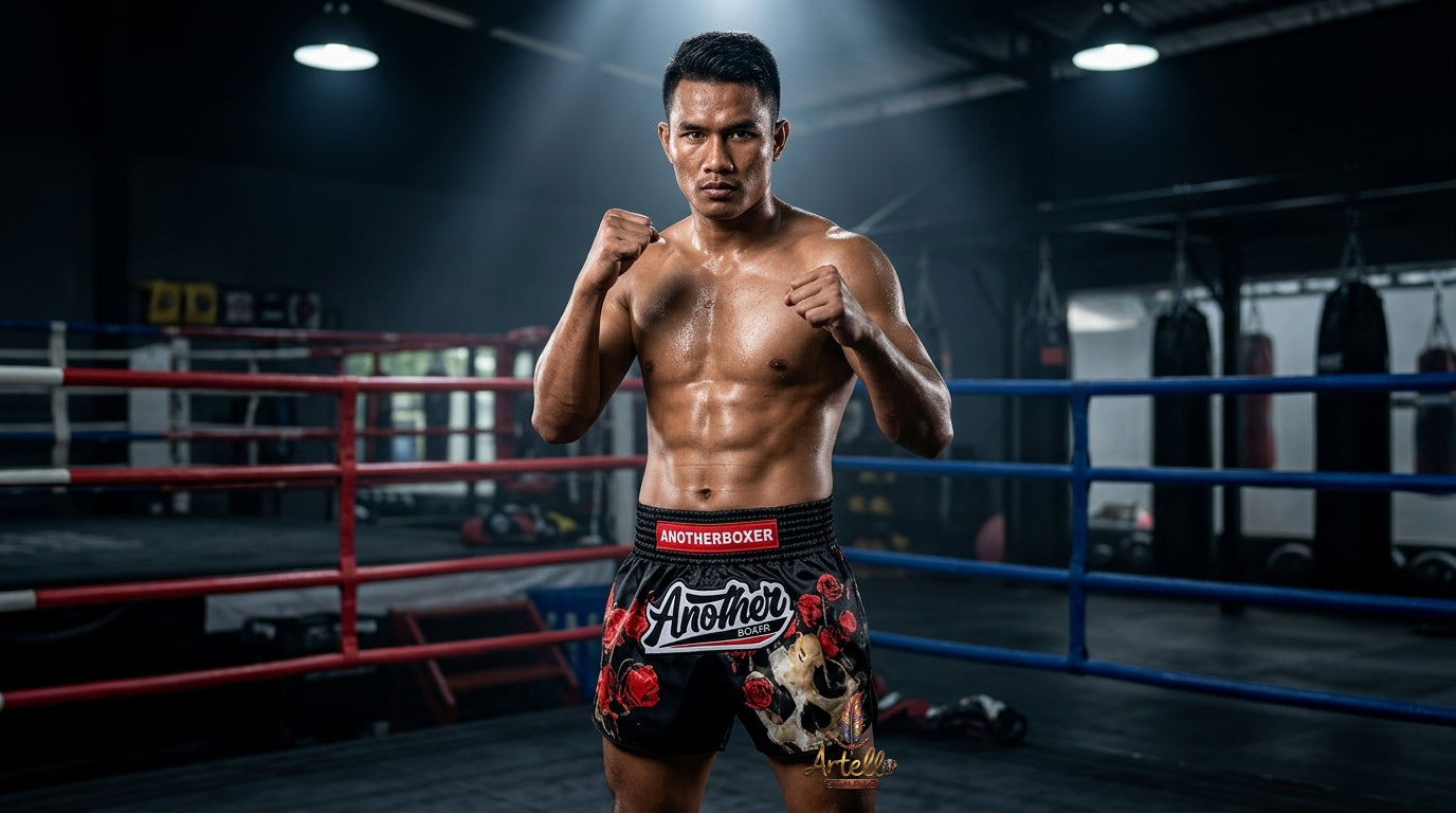 🥊 Muay Thai Shorts Kickboxing MMA Fight Shorts for Men Women Kids – Thai Boxing Training Gear, Breathable Quick Dry Martial Arts Combat Shorts