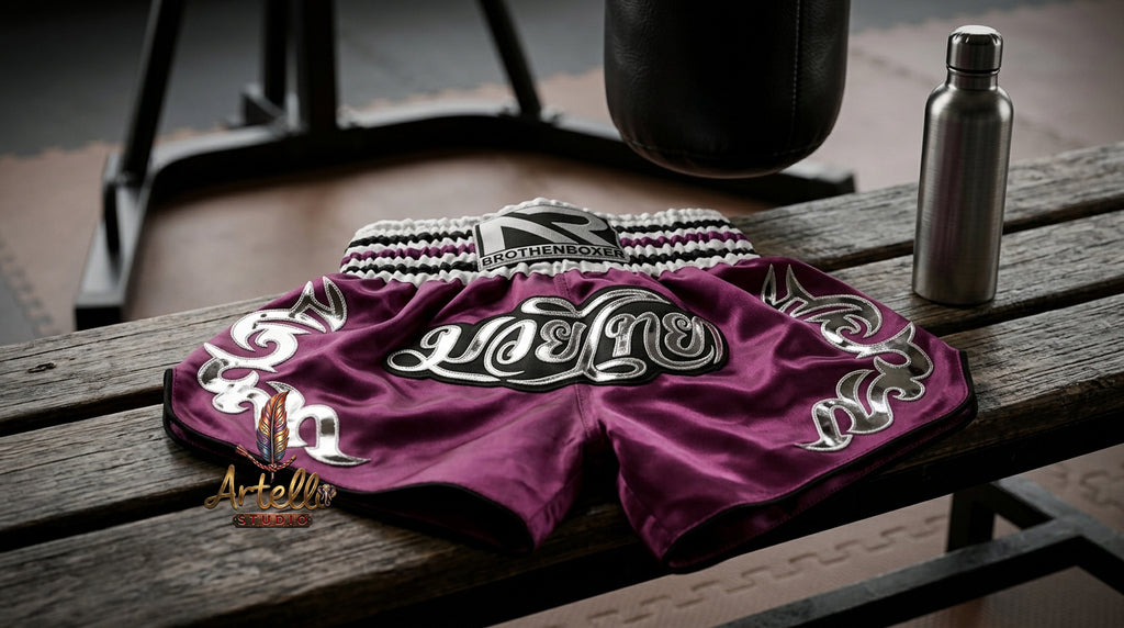 🥊 Muay Thai Shorts Kickboxing MMA Fight Shorts for Men Women Kids – Thai Boxing Training Gear, Breathable Quick Dry Martial Arts Combat Shorts