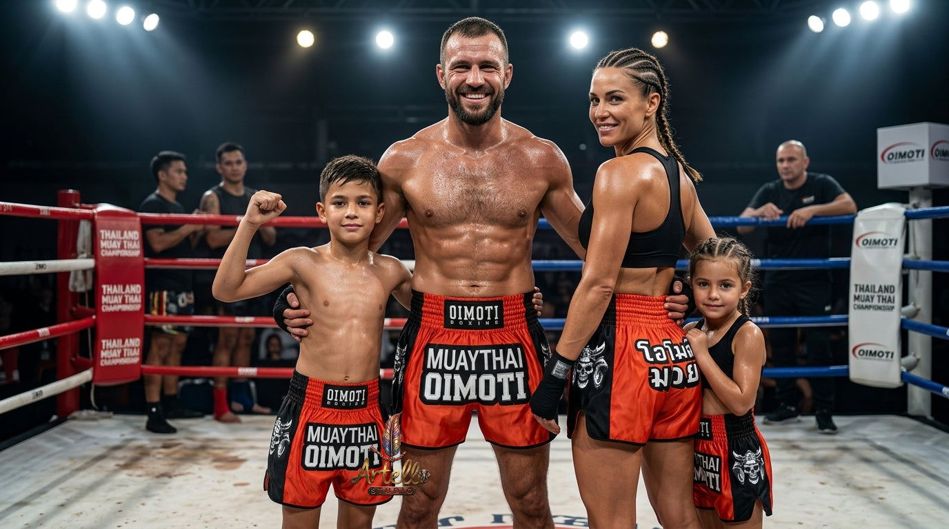 🥊 Muay Thai Shorts Kickboxing MMA Fight Shorts for Men Women Kids – Thai Boxing Training Gear, Breathable Quick Dry Martial Arts Combat Shorts