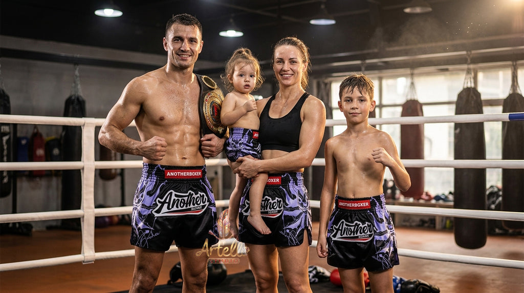 🥊 Muay Thai Shorts Kickboxing MMA Fight Shorts for Men Women Kids – Thai Boxing Training Gear, Breathable Quick Dry Martial Arts Combat Shorts