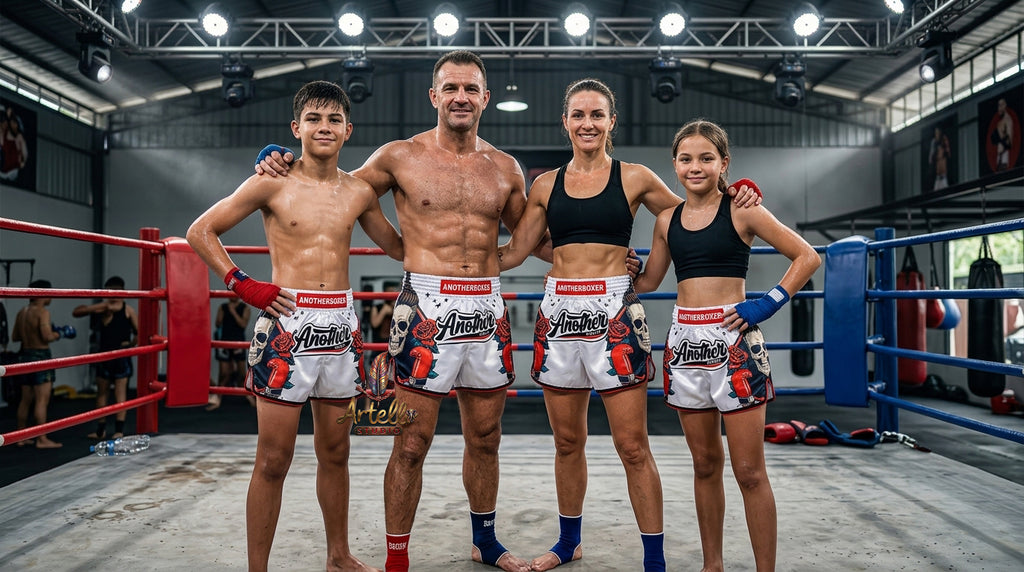 🥊 Muay Thai Shorts Kickboxing MMA Fight Shorts for Men Women Kids – Thai Boxing Training Gear, Breathable Quick Dry Martial Arts Combat Shorts