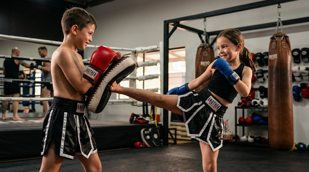 🥊 Muay Thai Shorts Kickboxing MMA Fight Shorts for Men Women Kids – Thai Boxing Training Gear, Breathable Quick Dry Martial Arts Combat Shorts
