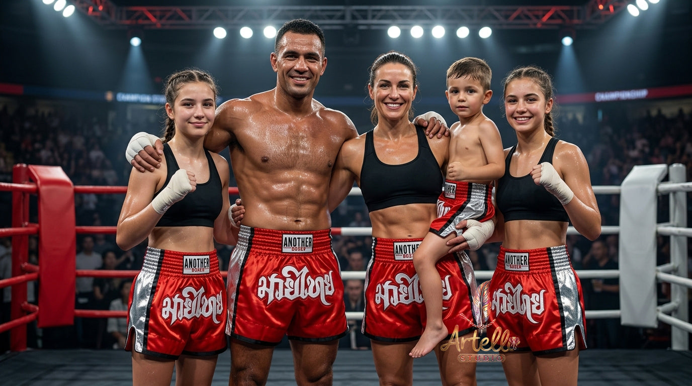 🥊 Muay Thai Shorts Kickboxing MMA Fight Shorts for Men Women Kids – Thai Boxing Training Gear, Breathable Quick Dry Martial Arts Combat Shorts