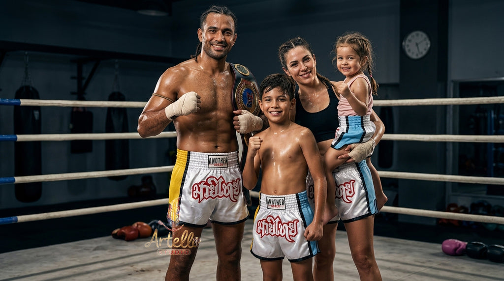 🥊 Muay Thai Shorts Kickboxing MMA Fight Shorts for Men Women Kids – Thai Boxing Training Gear, Breathable Quick Dry Martial Arts Combat Shorts