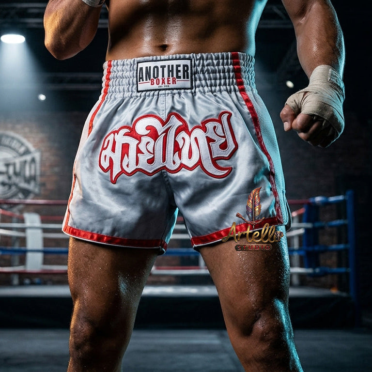 🥊 Muay Thai Shorts Kickboxing MMA Fight Shorts for Men Women Kids – Thai Boxing Training Gear, Breathable Quick Dry Martial Arts Combat Shorts