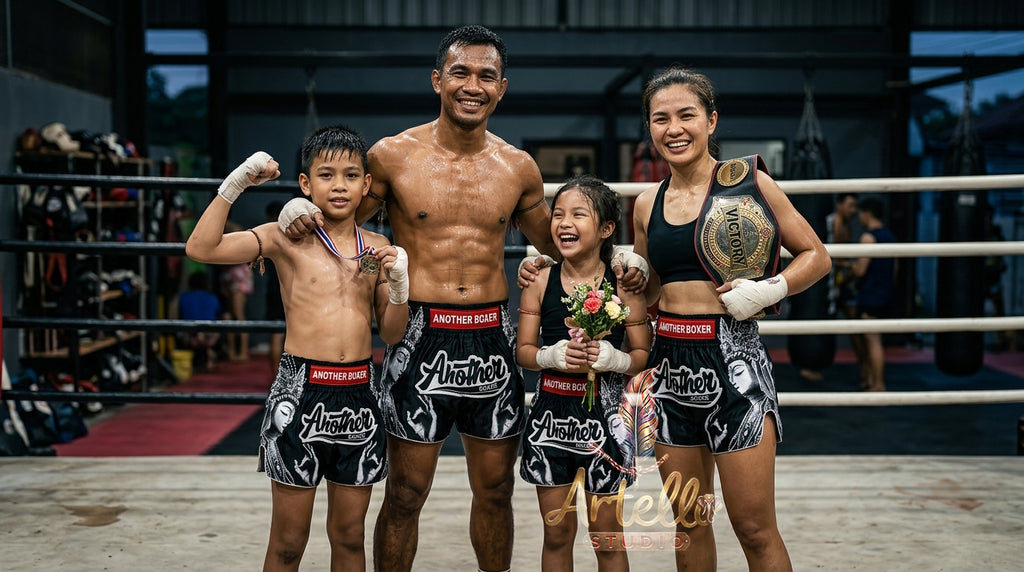 🥊 Muay Thai Shorts Kickboxing MMA Fight Shorts for Men Women Kids – Thai Boxing Training Gear, Breathable Quick Dry Martial Arts Combat Shorts