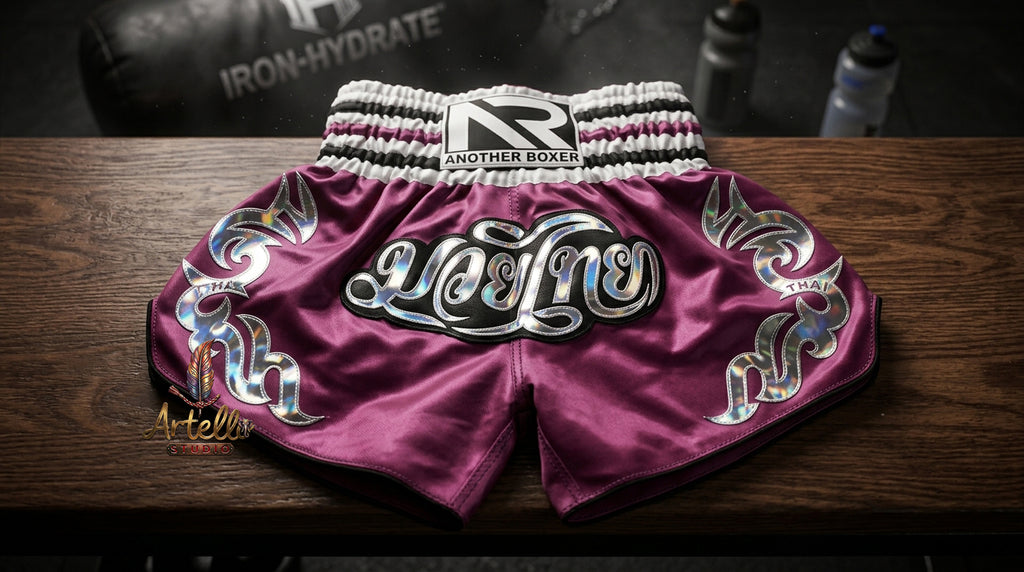 🥊 Muay Thai Shorts Kickboxing MMA Fight Shorts for Men Women Kids – Thai Boxing Training Gear, Breathable Quick Dry Martial Arts Combat Shorts