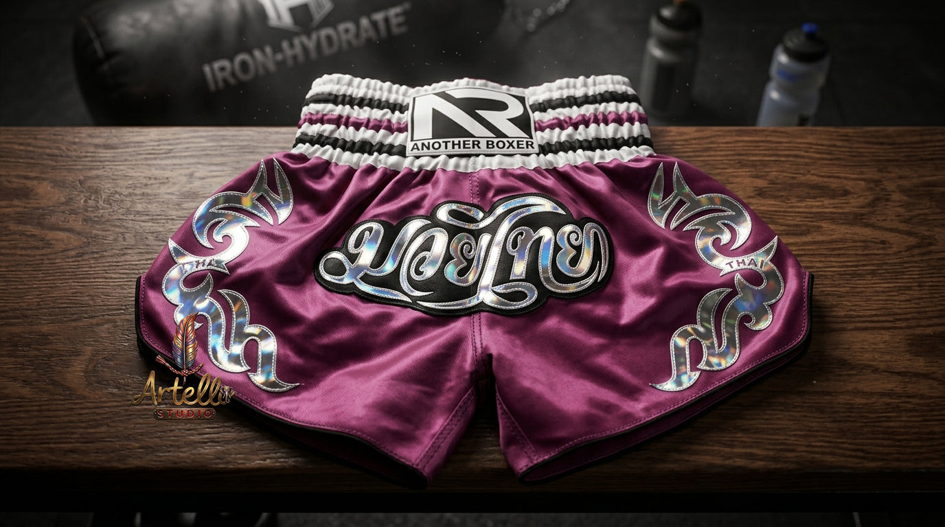 🥊 Muay Thai Shorts Kickboxing MMA Fight Shorts for Men Women Kids – Thai Boxing Training Gear, Breathable Quick Dry Martial Arts Combat Shorts