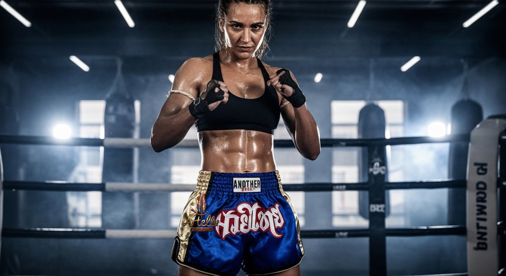 🥊 Muay Thai Shorts Kickboxing MMA Fight Shorts for Men Women Kids – Thai Boxing Training Gear, Breathable Quick Dry Martial Arts Combat Shorts
