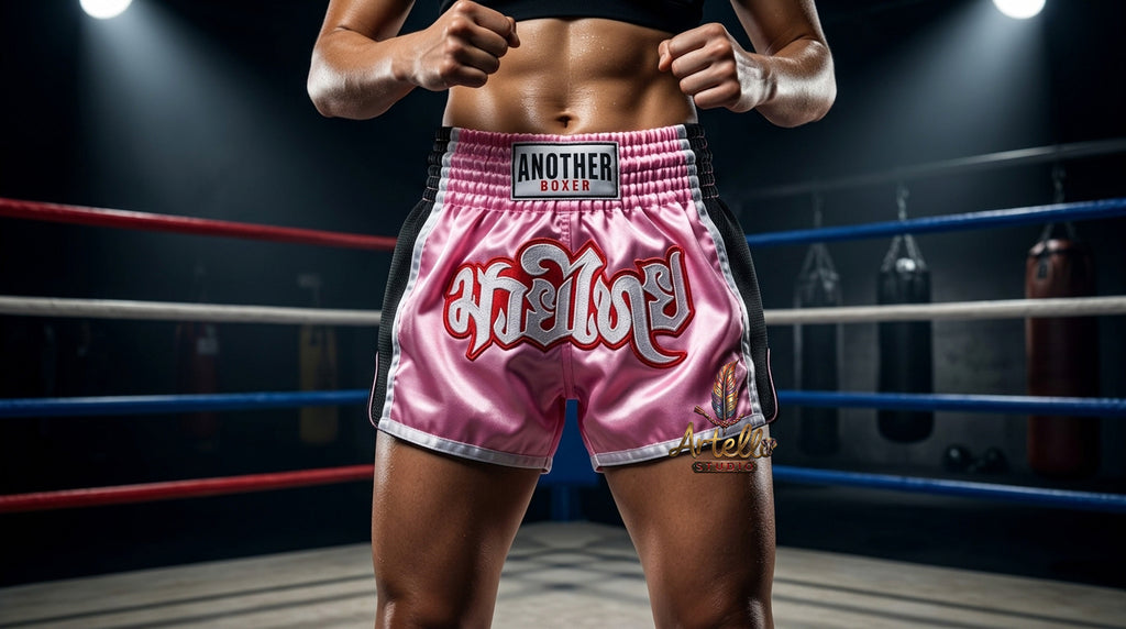 🥊 Muay Thai Shorts Kickboxing MMA Fight Shorts for Men Women Kids – Thai Boxing Training Gear, Breathable Quick Dry Martial Arts Combat Shorts