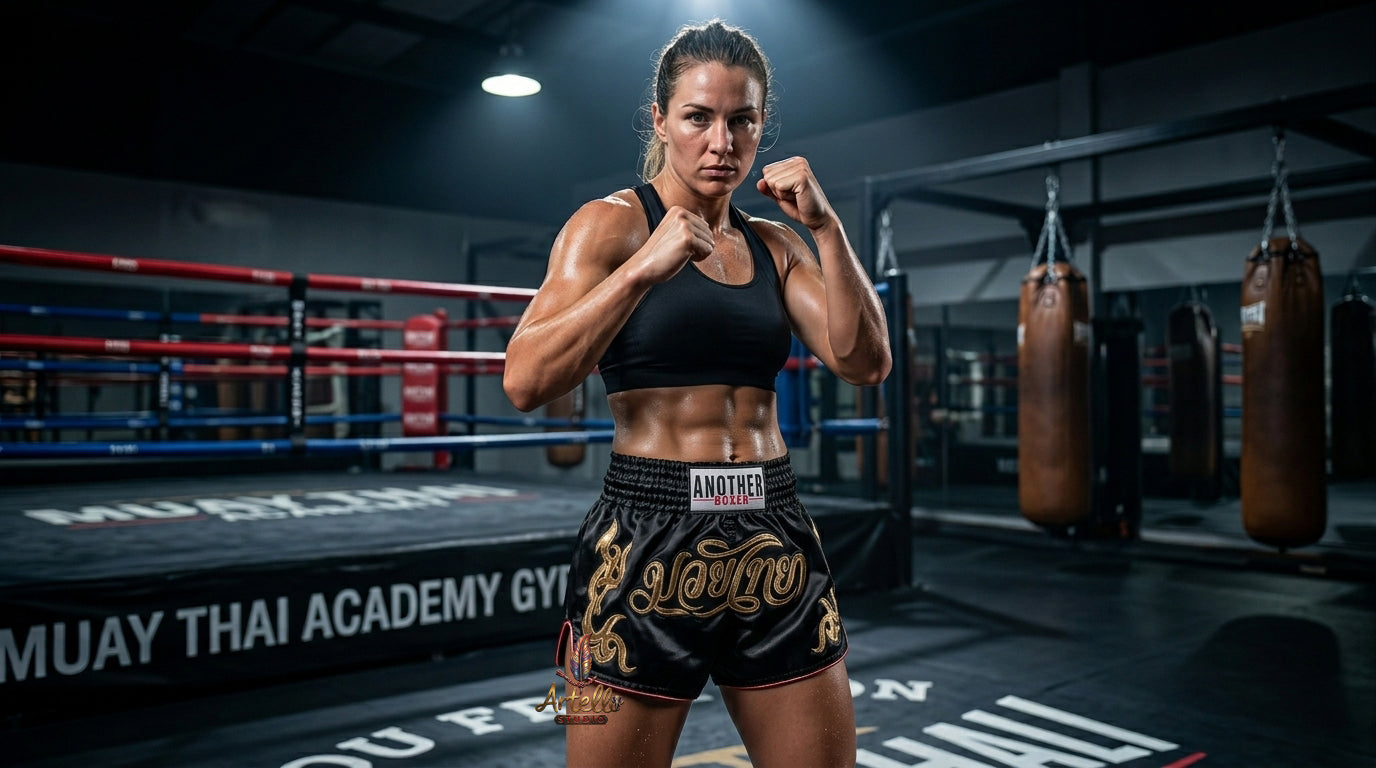 🥊 Muay Thai Shorts Kickboxing MMA Fight Shorts for Men Women Kids – Thai Boxing Training Gear, Breathable Quick Dry Martial Arts Combat Shorts
