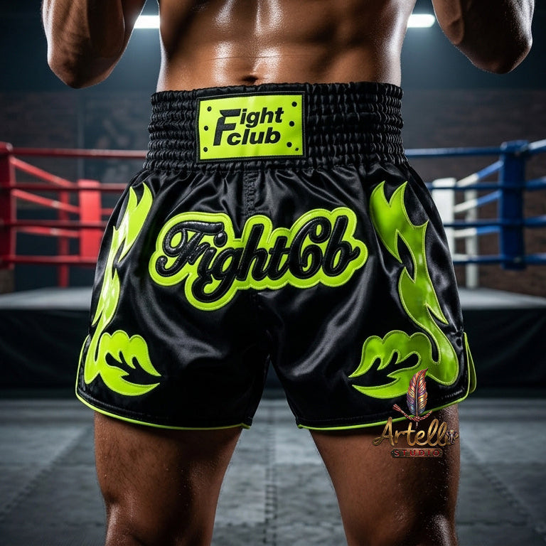 🥊 Muay Thai Shorts Kickboxing MMA Fight Shorts for Men Women Kids – Thai Boxing Training Gear, Breathable Quick Dry Martial Arts Combat Shorts