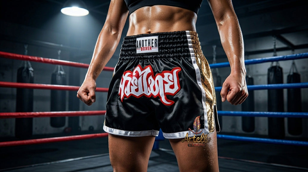 🥊 Muay Thai Shorts Kickboxing MMA Fight Shorts for Men Women Kids – Thai Boxing Training Gear, Breathable Quick Dry Martial Arts Combat Shorts