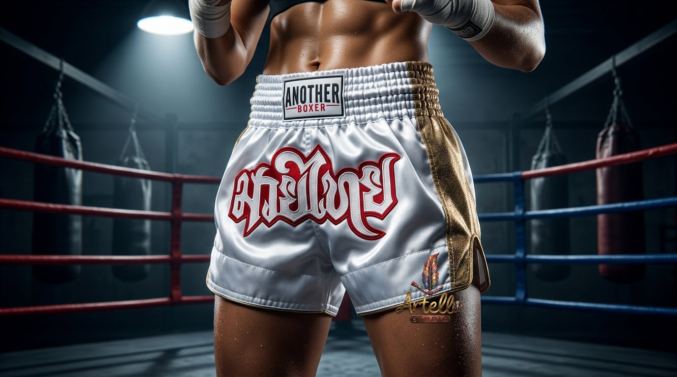 🥊 Muay Thai Shorts Kickboxing MMA Fight Shorts for Men Women Kids – Thai Boxing Training Gear, Breathable Quick Dry Martial Arts Combat Shorts