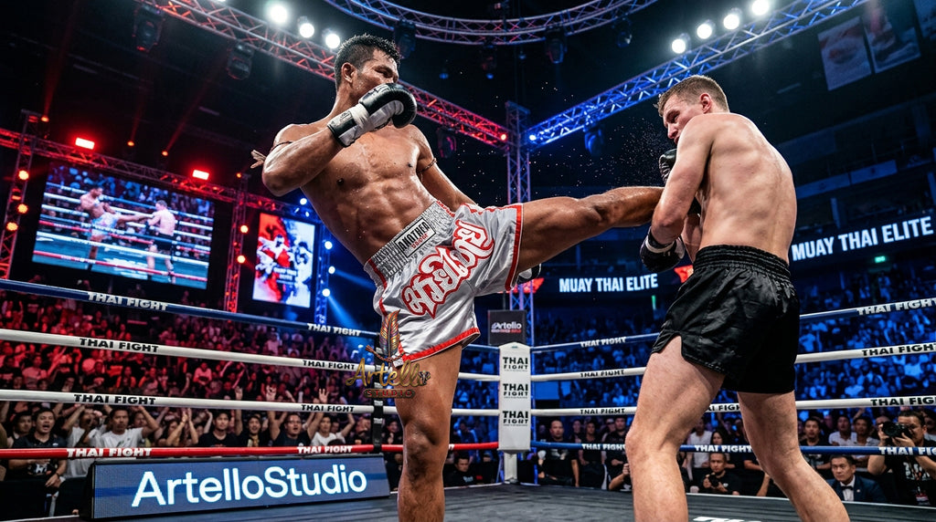 🥊 Muay Thai Shorts Kickboxing MMA Fight Shorts for Men Women Kids – Thai Boxing Training Gear, Breathable Quick Dry Martial Arts Combat Shorts