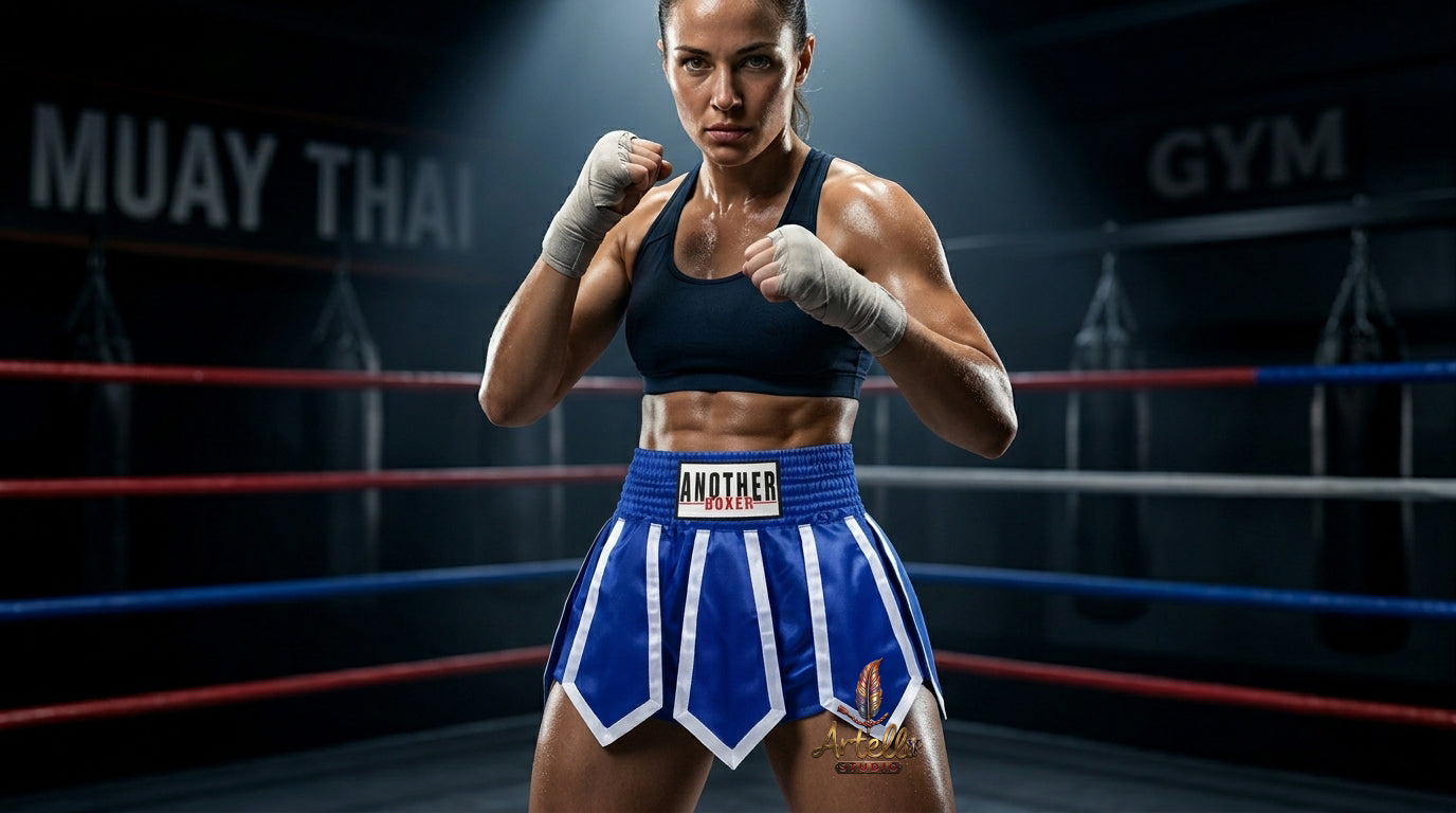 🥊 Muay Thai Shorts Kickboxing MMA Fight Shorts for Men Women Kids – Thai Boxing Training Gear, Breathable Quick Dry Martial Arts Combat Shorts