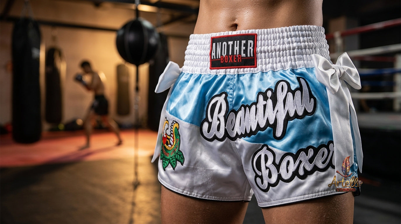 🥊 Muay Thai Shorts Kickboxing MMA Fight Shorts for Men Women Kids – Thai Boxing Training Gear, Breathable Quick Dry Martial Arts Combat Shorts
