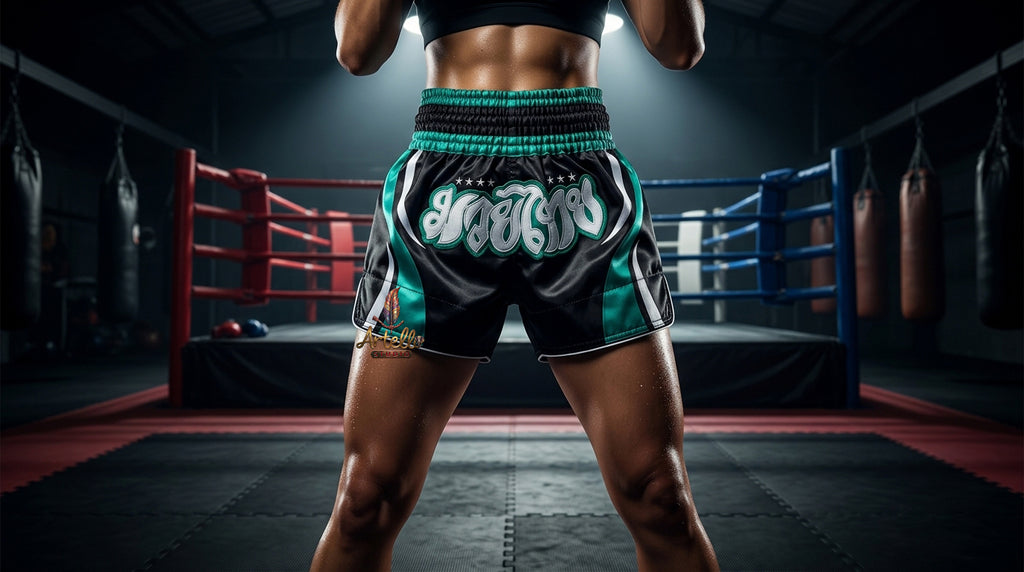 🥊 Muay Thai Shorts Kickboxing MMA Fight Shorts for Men Women Kids – Thai Boxing Training Gear, Breathable Quick Dry Martial Arts Combat Shorts